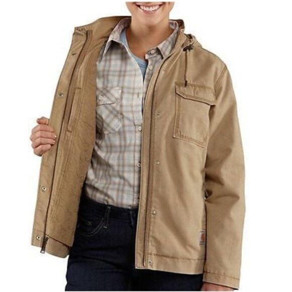 Carhartt Fargo Coat Jacket Quilted Hood Hooded Medium Y2K Medium - Picture 1 of 9